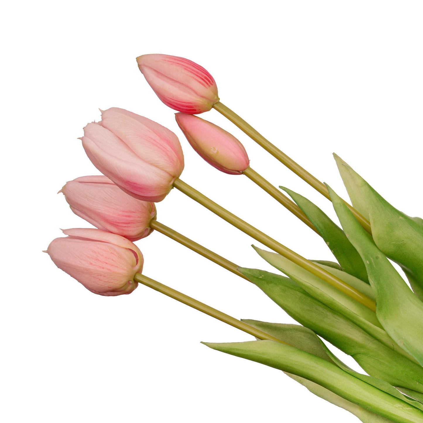 Tulpen boeket Roze - 10 stuks - Kunst tulpen - 42 cm