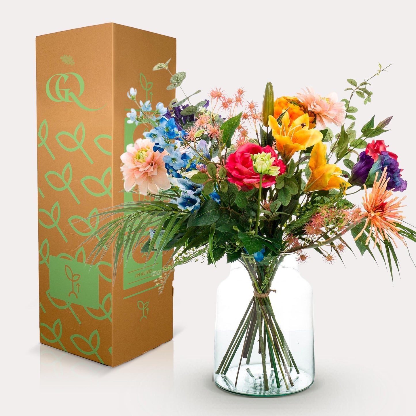 Kunstbloemen - Boeket - Pretty Powerful - 67 cm