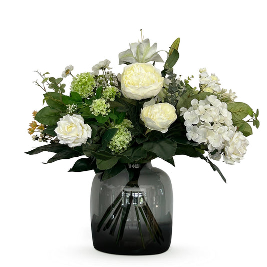 Kunstbloemen - Boeket - White Dream - 60 cm